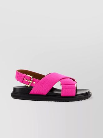 Marni leather criss cross sandals