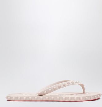 Christian Louboutin Super Loubi Flip-Flops Milk Coloured