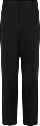 Ferragamo Womens Contrast Trim Pants In Black
