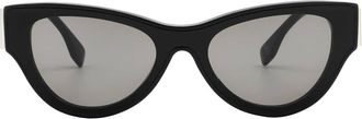 Fendi Smoke Cat Eye Ladies Sunglasses FE40135I 01A 135