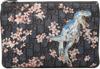 Dior Pre-owned Dior Hajime Sorayama Oblique Nylon Safari Clutch Ladies U552912IK8YTC75Y