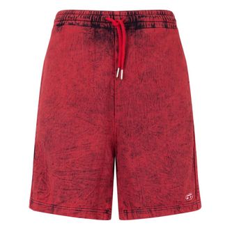 Diesel Denim Shorts, male, Red, Size: XL Denim Bermuda Shorts