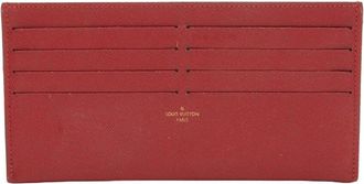 Louis Vuitton Red Calfskin Felicie Insert (Authentic Pre-Loved)