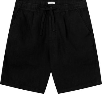 Knowledge Cotton Apparel Fig Loose Linen Shorts Shorts f&uuml;r Herren | schwarz