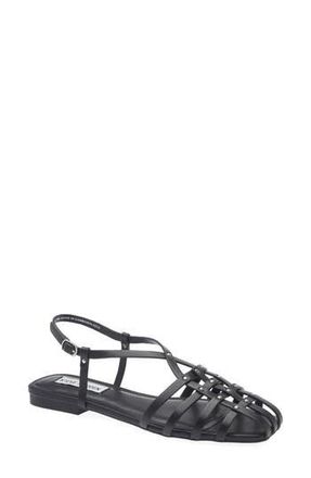 Steve Madden Riverr Slingback Sandal in Black Leather at Nordstrom Rack, Size 9.5