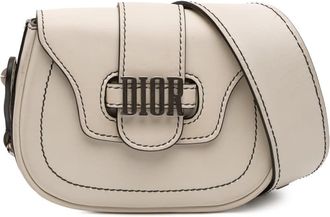 Dior Pre-owned Dior Mini Leather D Fence Saddle Bag RVQD9WXK3WK18ESY