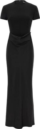 Rotate Gown - Dames - Avondkleed - Zwart - XS - Polyester - Kleedjes