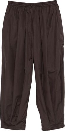 Mark Kenly Domino Tan Paily Drawstring Trousers