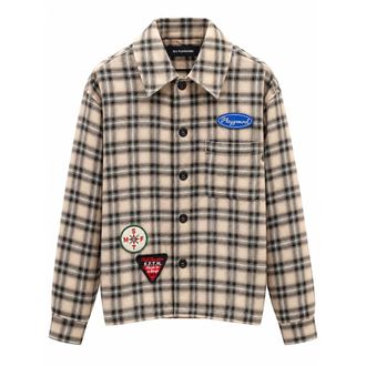 Song for the Mute Padded Workman Jacket Shrunken Check - Heren - Jassen - Veelkleurig - Maat: M Katoen