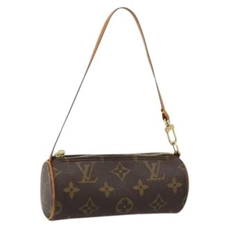 Louis Vuitton Pre-owned Mini Bags, female, Brown, Size: ONE SIZE Pre-owned Canvas Pouch