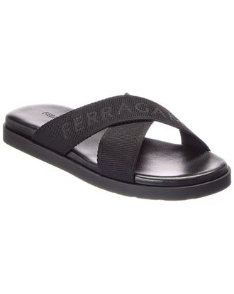 Ferragamo Ferragamo Freza Leather Flat Sandal