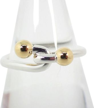 Tiffany & Co. Yellow Gold (18K) Sterling Silver 925 Band Ring (Pre-Owned)