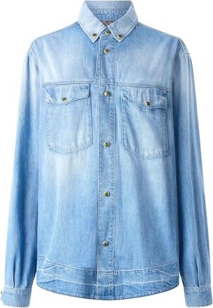 Roberto Cavalli Camicia denim - Blu