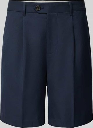 Selected Loose Fit Bermudas mit Woll-Anteil Modell OTTO in Marine, Gr&ouml;&szlig;e XXL