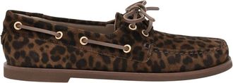 Gianvito Rossi Animal Print Loafers - Dames - Bootschoenen - Veelkleurig - 36 1/2 EU - Leer - Schoenen