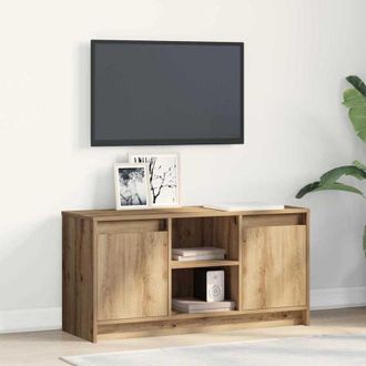 vidaXL vidaXL Mobile TV Marrone 100 x 34 x 50 cm Legno multistrato