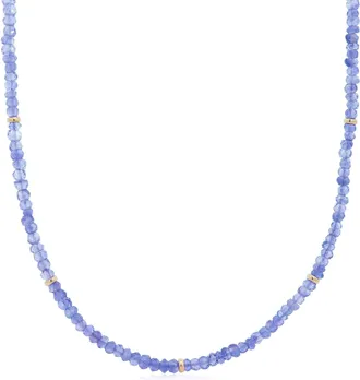 The Lovery Tanzanite Bead Necklace