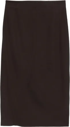 Lanvin High Waist Asymmetric Hem Skirt