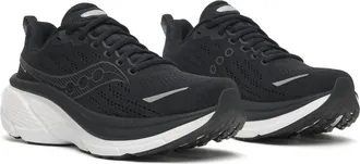 Saucony Womens Hurricane 25 Shoes - Wide In Black/white