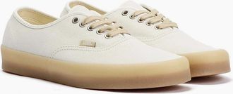 Vans Mens Vans Authentic Crepe Leather Mens Marshmallow Trainers - White - Size: 10