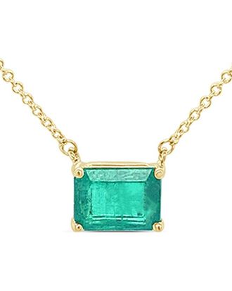 Sabrina Designs 14K 1.40 Ct. Tw. Emerald Necklace