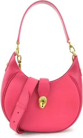 Bulgari Tweedehands leren schoudertassen - Dames - Vintage Schoudertas - Roze - ONE Size - Leer - Vintage