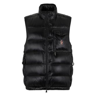 Moncler Vests, male, Black, Size: 2XL Uychi Padded Vest