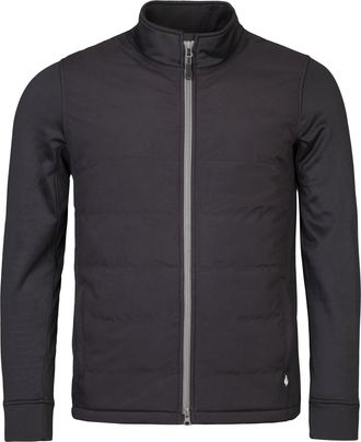 Heat Holders Mens Black Fleece Lined Jacket Full Zip