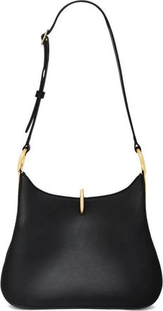 Paco Rabanne Leren Schoudertas met Gouden Hardware - Dames - Schoudertassen - Zwart - ONE Size - Leer - Tassen