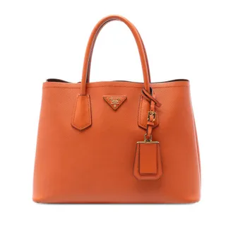Prada Pre-owned Prada Medium Saffiano Cuir Double Handle Satchel Ladies GKIK2H3NCECQP97H