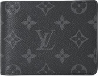 Louis Vuitton Pre-owned Monogram Eclipse Bi-fold Wallet - Heren - Vintage Accessoires - Zwart - ONE Size - Vintage