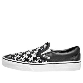 Vans Classic Slip-On Flipping Sequins - Black Checkerboard VN0A4BV3TB8
