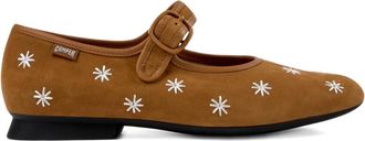 Camper Ballerine Casi Myra a fiori - Marrone