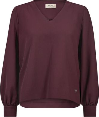 Mos Mosh Blouses & Shirts - Dames - Blouses - Bruin - S - Overhemden