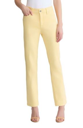 Jones New York Lexington Straight Leg Pants in Cornsilk at Nordstrom, Size 16P