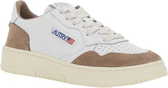 Autry Womens Sneakers Medalist Ft White Leather-Suede Cow Leather Trainers