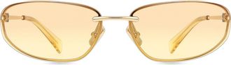 Miu Miu MUA50S 5AK7R1 Womens Sunglasses Gold Size 68
