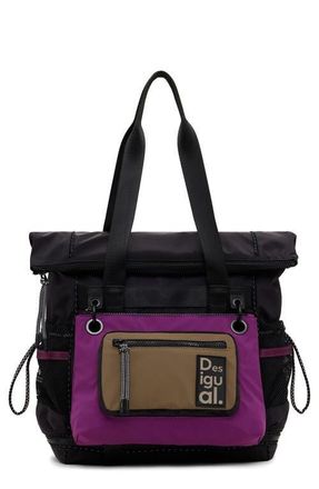 Desigual Big Canvas Backpack in Black at Nordstrom