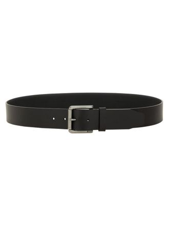 HUGO BOSS Black Solid Buckle Belt