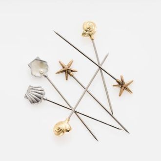 Joanna Buchanan Cocktail picks in Shell Gold at Nordstrom