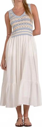Elan Womens Ocean Whisper Dress In White