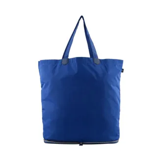 Pourchet Tassen, Dames, Blauw, ONE Size, Leer, Easy | Travel Large Tote