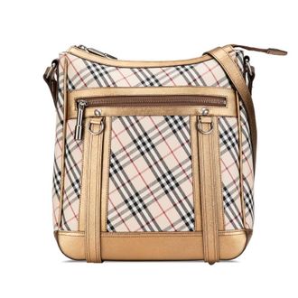 Burberry Pre-owned Burberry Nova Check Canvas Crossbody Ladies PJJGJ04IFXWSQWMD
