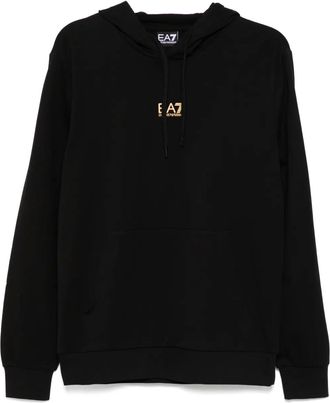 Emporio Armani Felpa Core Identity con cappuccio - Nero