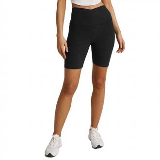Beyond Yoga Spacedye Biker Short In Darkest Night