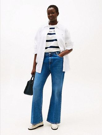 Tommy Hilfiger Curve Mid Rise Bootcut Jeans