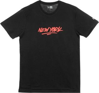New Era Hombre, Camisetas, Negro, Talla: S