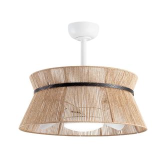 Sulion Ventilador de techo con pantalla decorativa y luz led