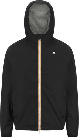 K-Way Jack Stretch Nylon Jersey - Heren - Zomerjassen - Zwart - 2XL - Nylon - Jassen