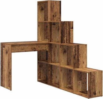 vidaXL Vidaxl - Scrivania ad angolo Legno vecchio 101,5 x 149,5 x 149,5 cm